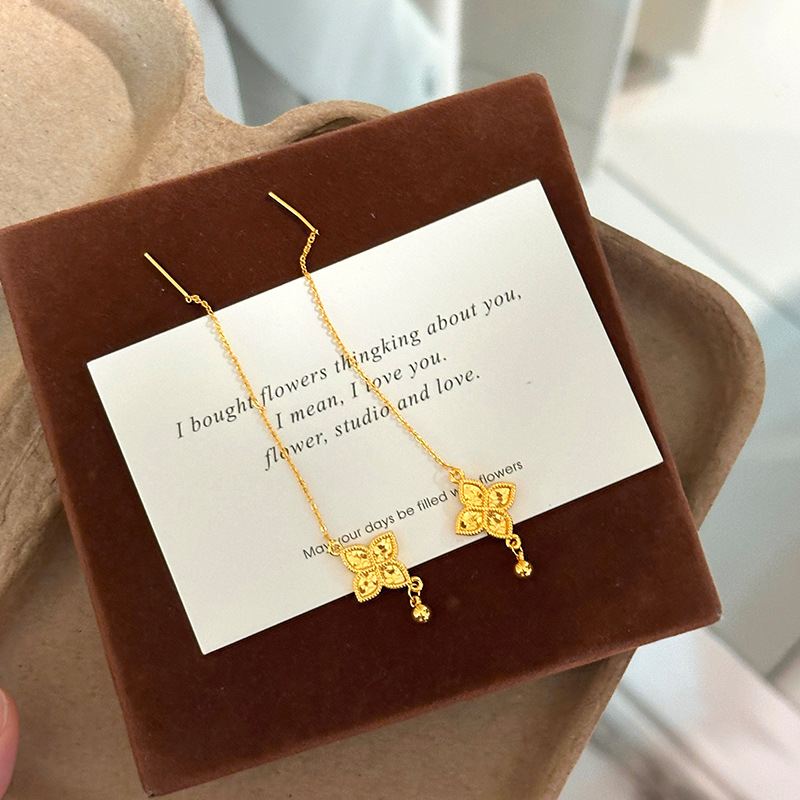 Fashion 18kt Gold Four Leaf Cl - Freshwater Line 评论和价格