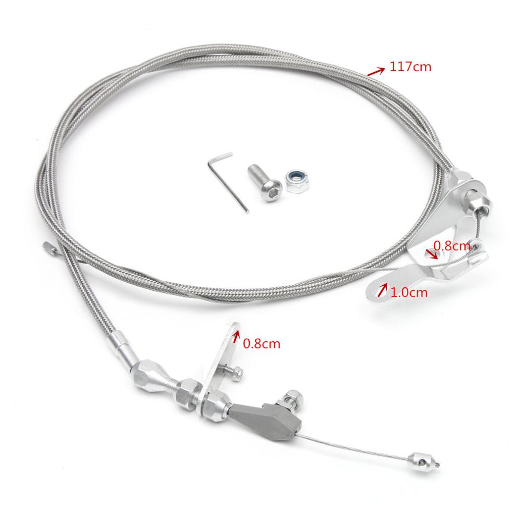Accelerator Gas Throttle Cable - Braided Line 评论和价格