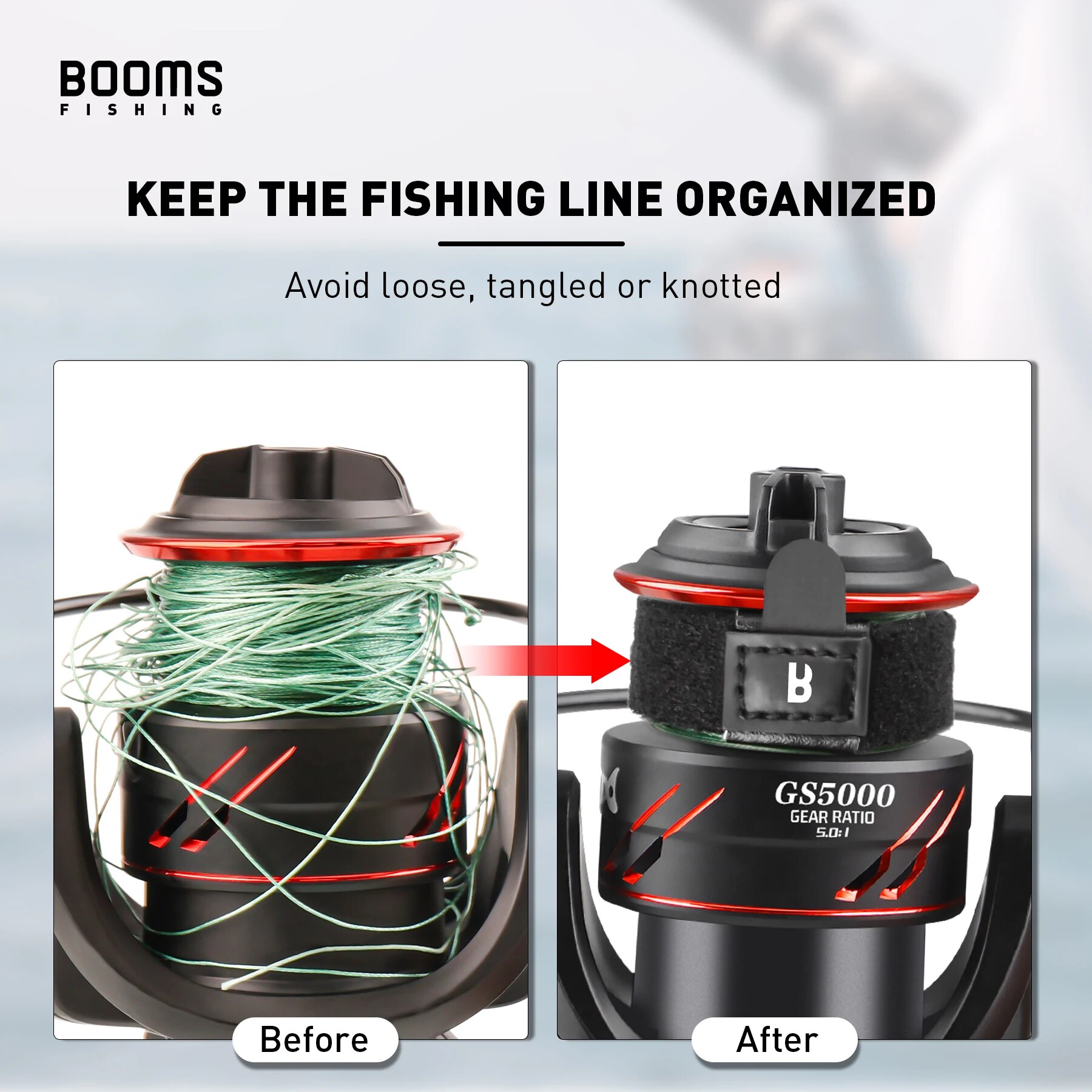 Booms Fishing SB1 4Pcs Spinnin - Fishing Line Box 评论和价格